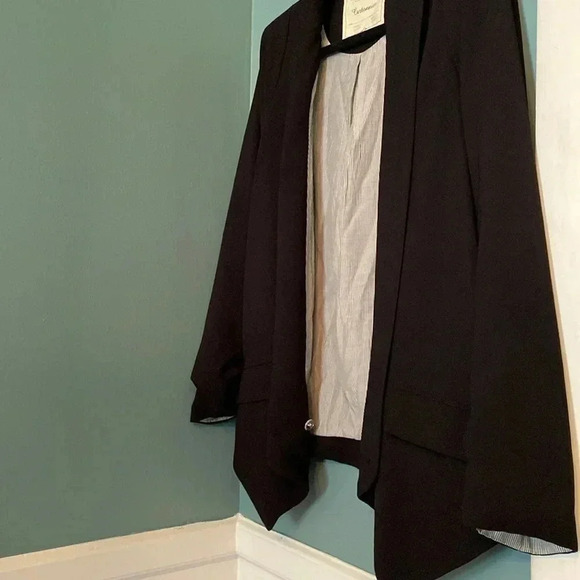 Anthropologie Cartannier women’s black blazer size small - single button - Picture 7 of 9